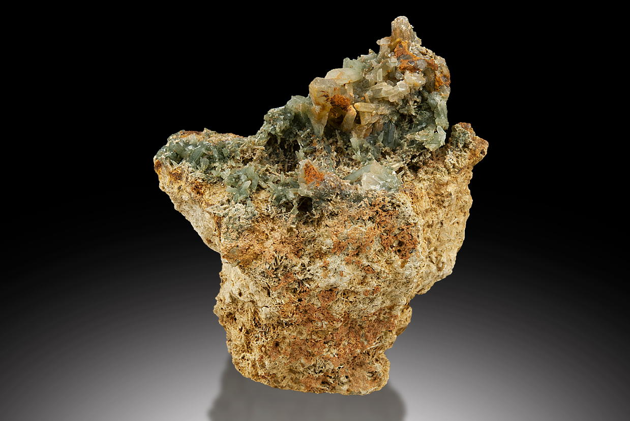 Quartz Var Prase With Hedenbergite