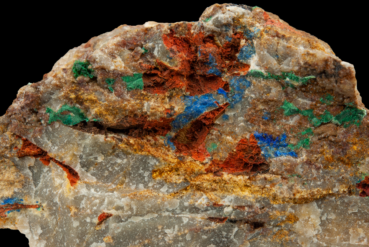 Cinnabar Azurite & Malachite