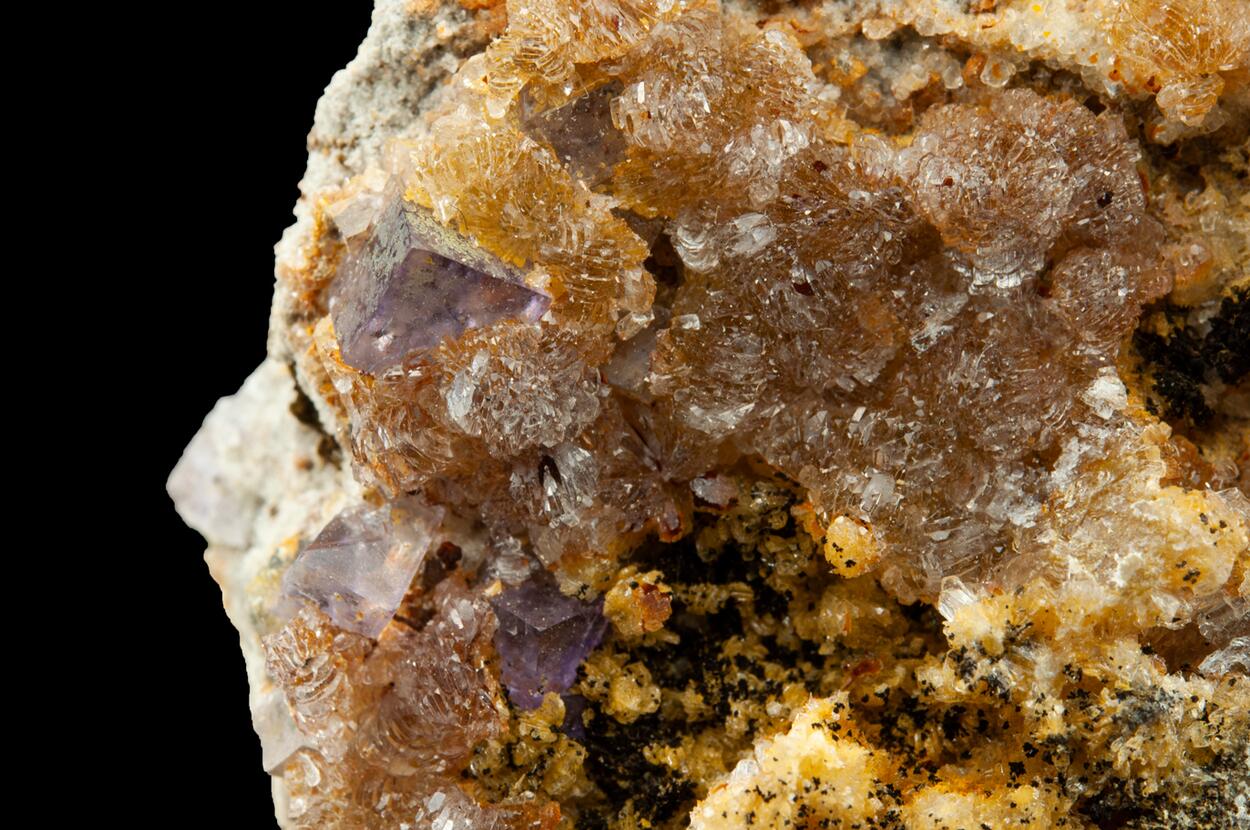 Fluorite With Hemimorphite