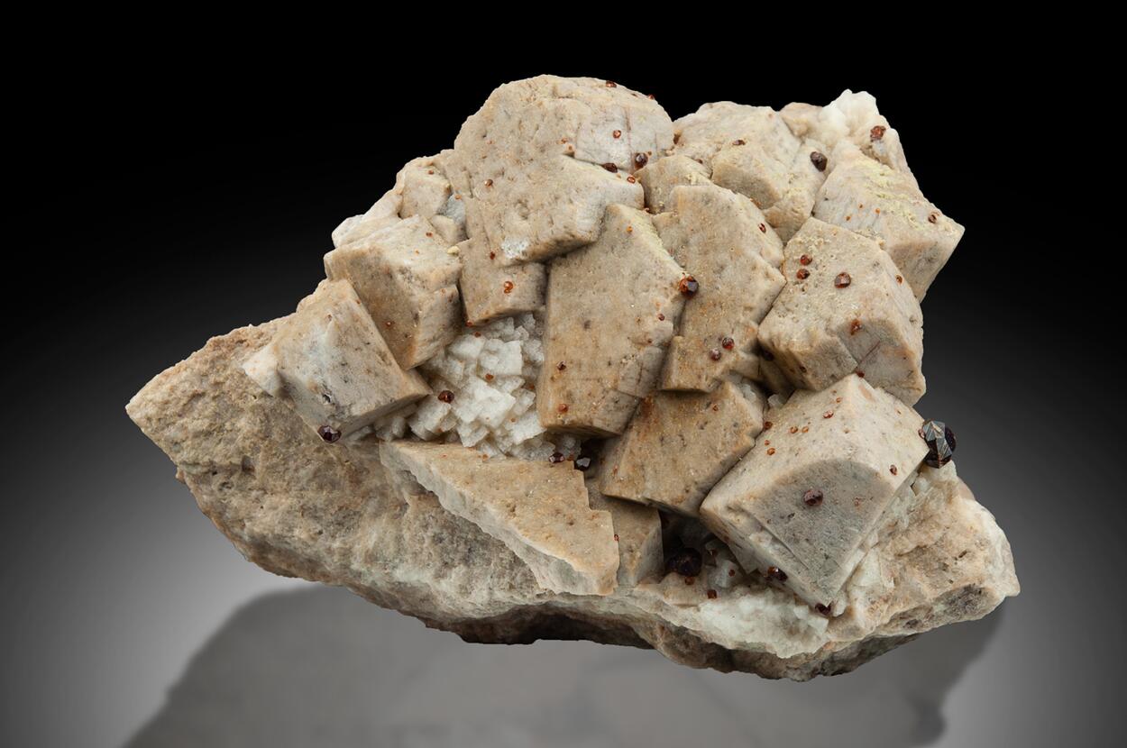 Spessartine On Microcline