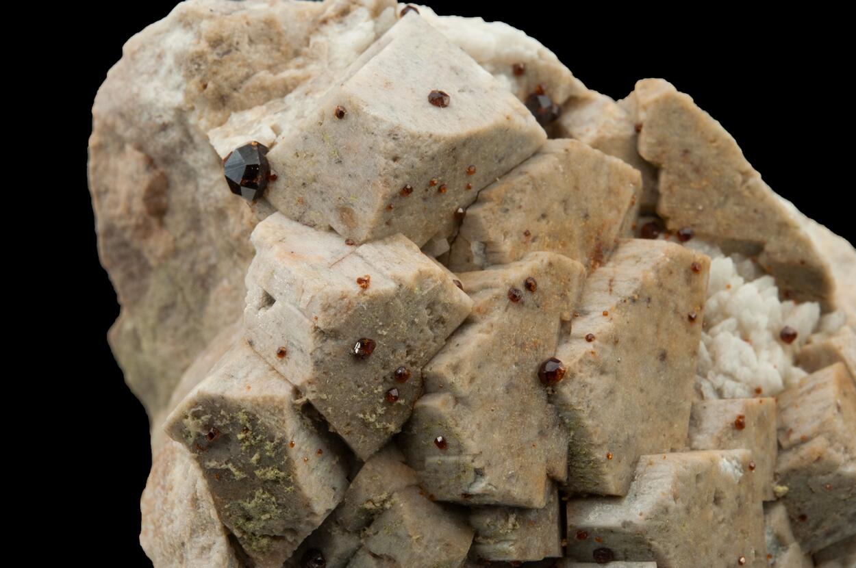 Spessartine On Microcline