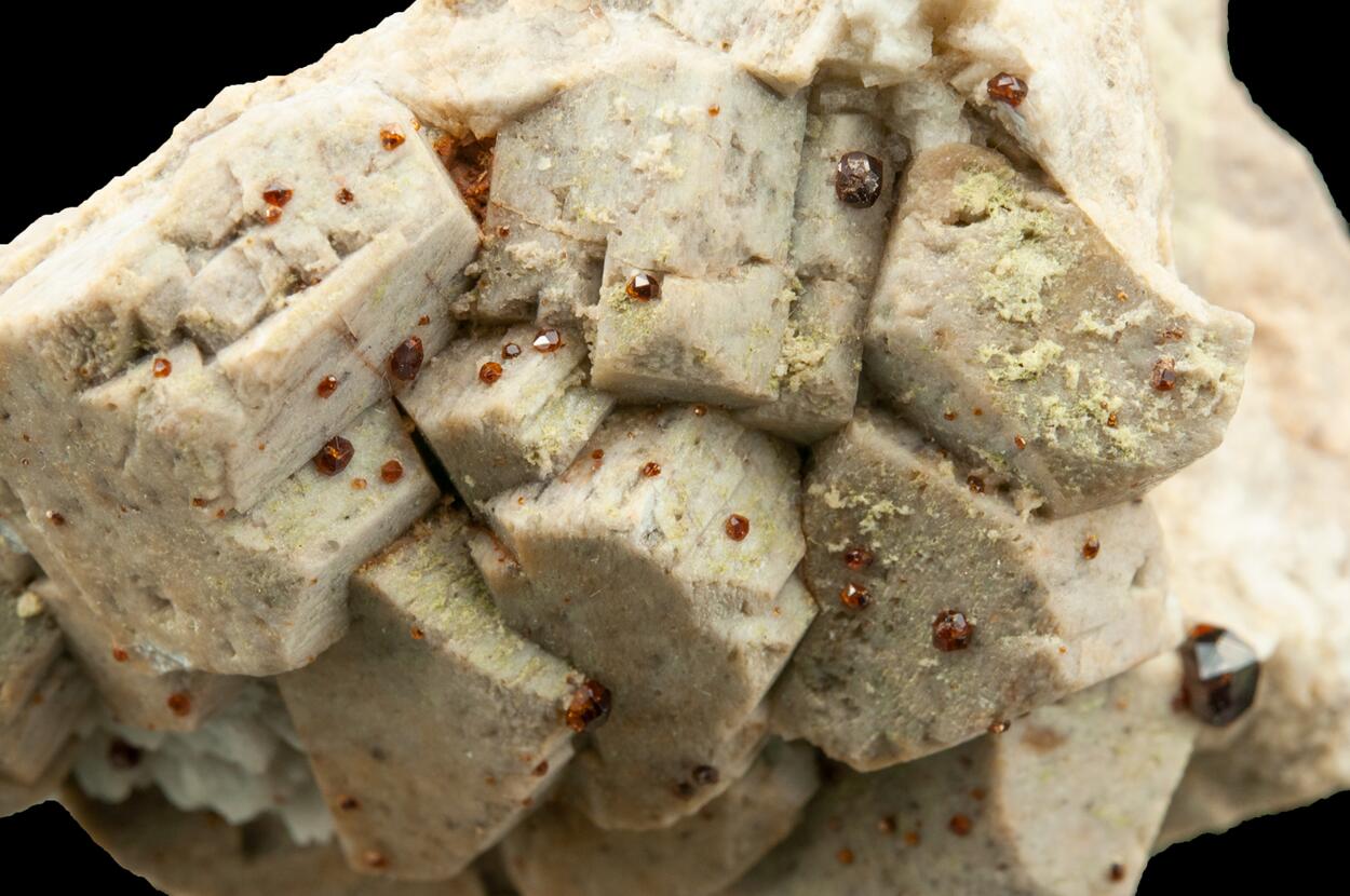 Spessartine On Microcline