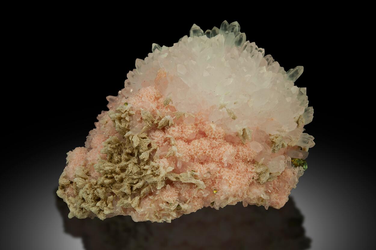 Rhodochrosite Quartz & Kutnohorite