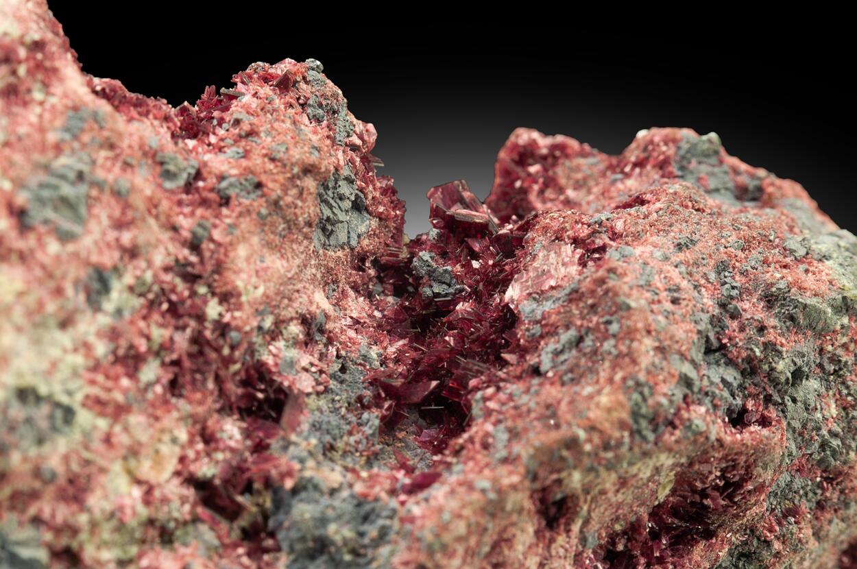 Erythrite On Skutterudite