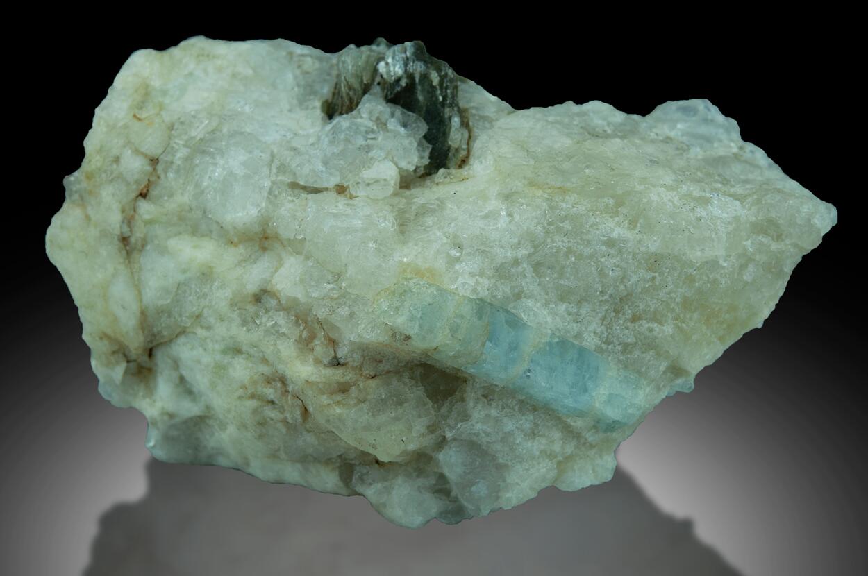 Beryl Var Aquamarine & Clintonite