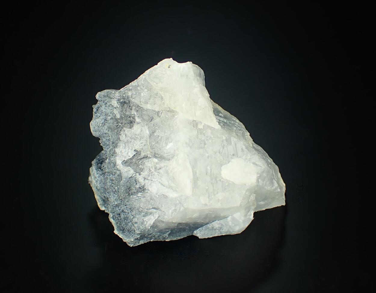 Quartz Tourmaline Var Indicolite & Muscovite