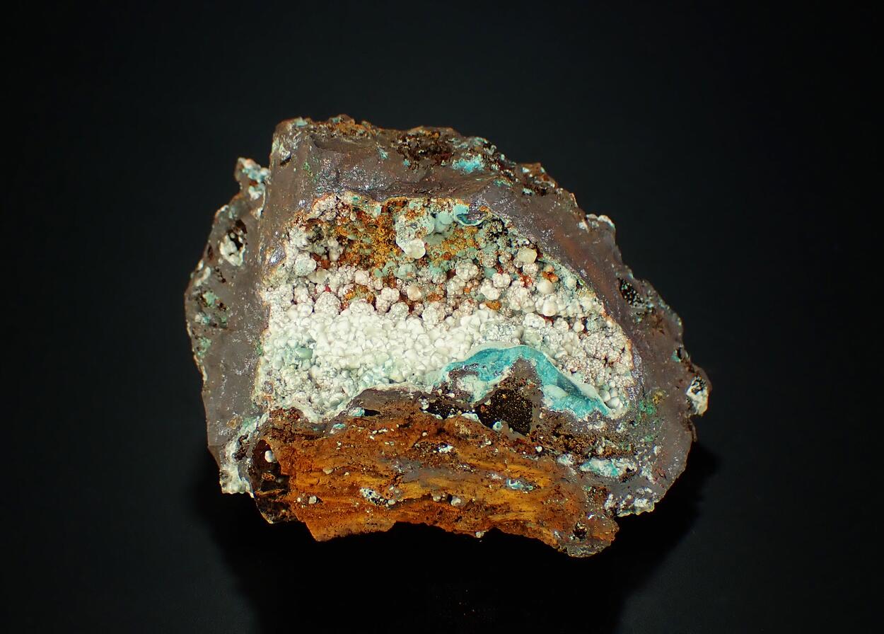 Smithsonite Aurichalcite & Rosasite