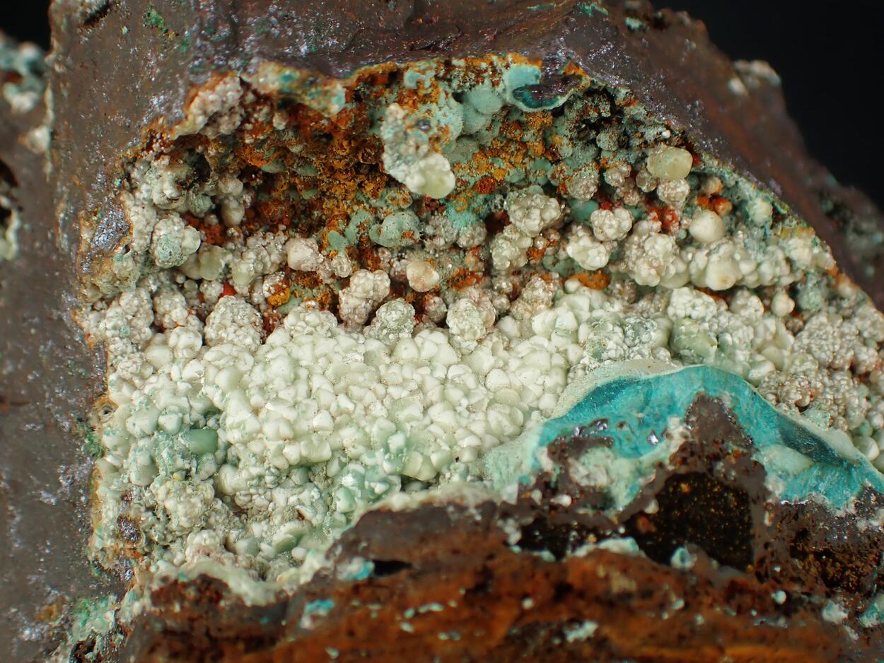 Smithsonite Aurichalcite & Rosasite