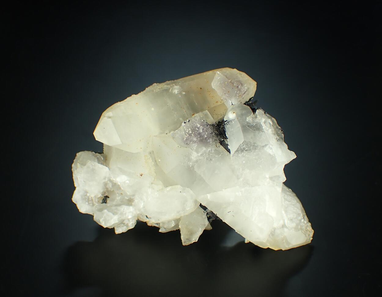 Quartz Fluorite & Ferberite