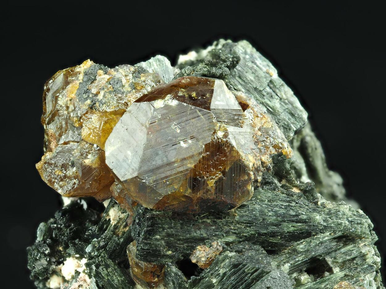 Andradite & Actinolite