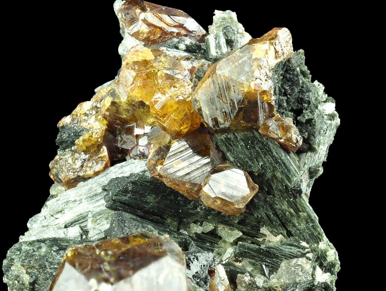 Andradite & Actinolite