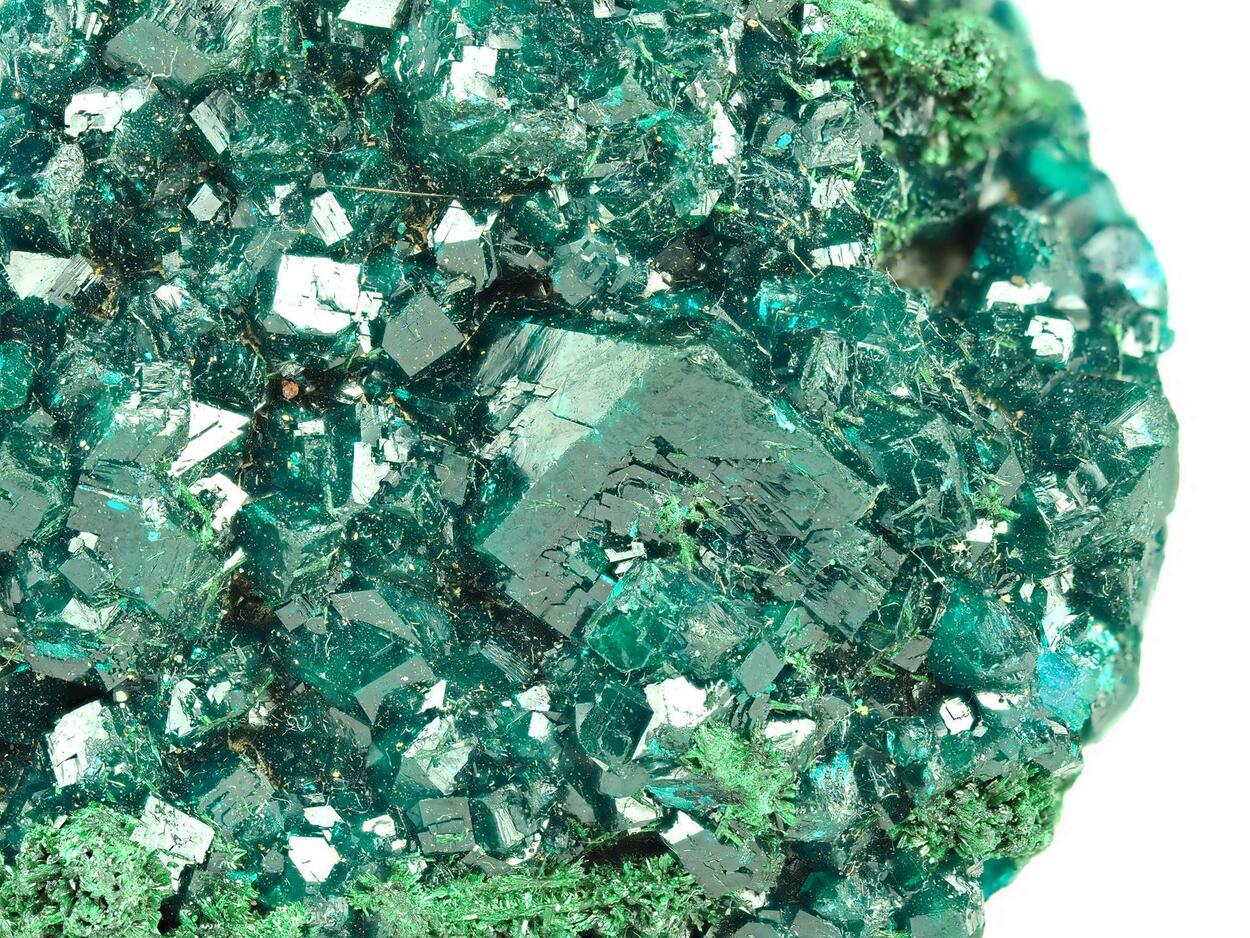 Dioptase & Malachite