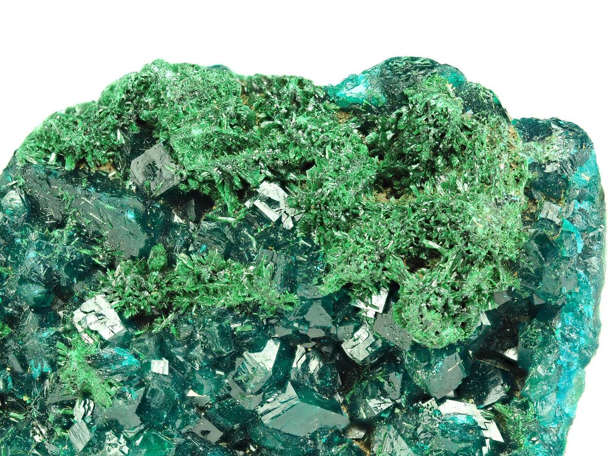 Dioptase & Malachite