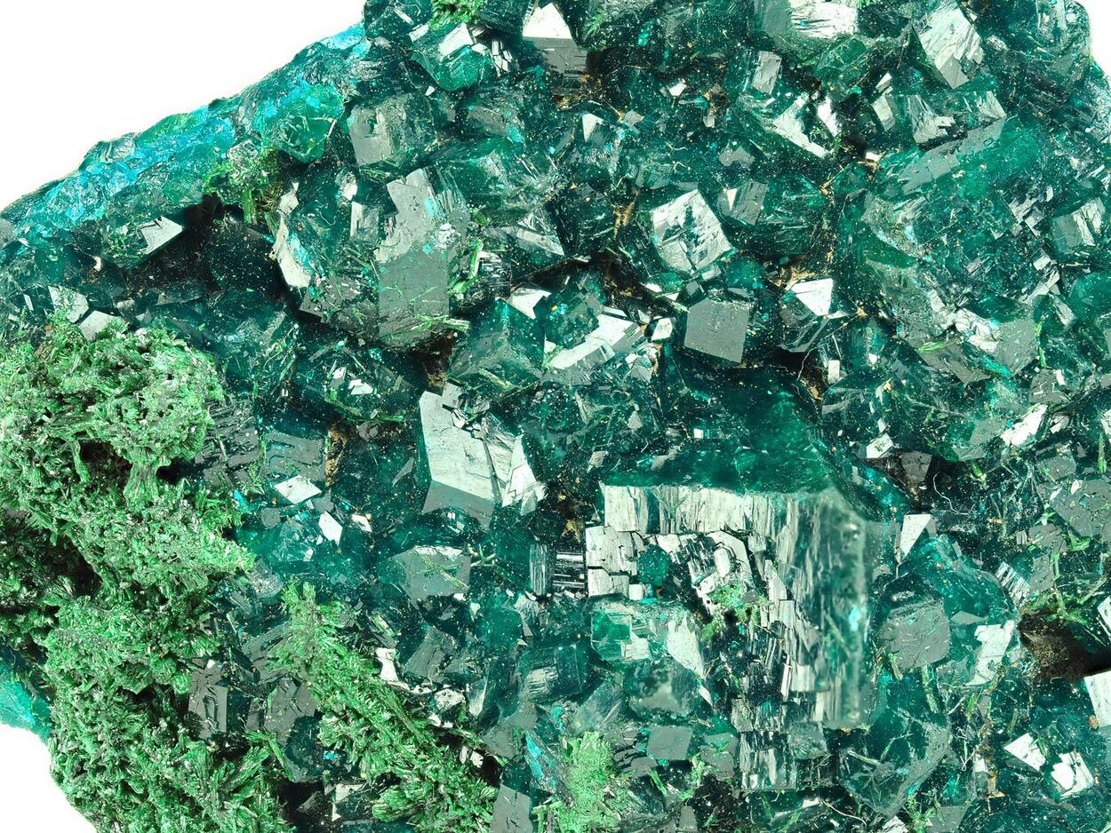 Dioptase & Malachite