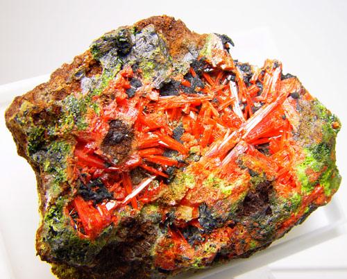 Vauquelinite & Crocoite