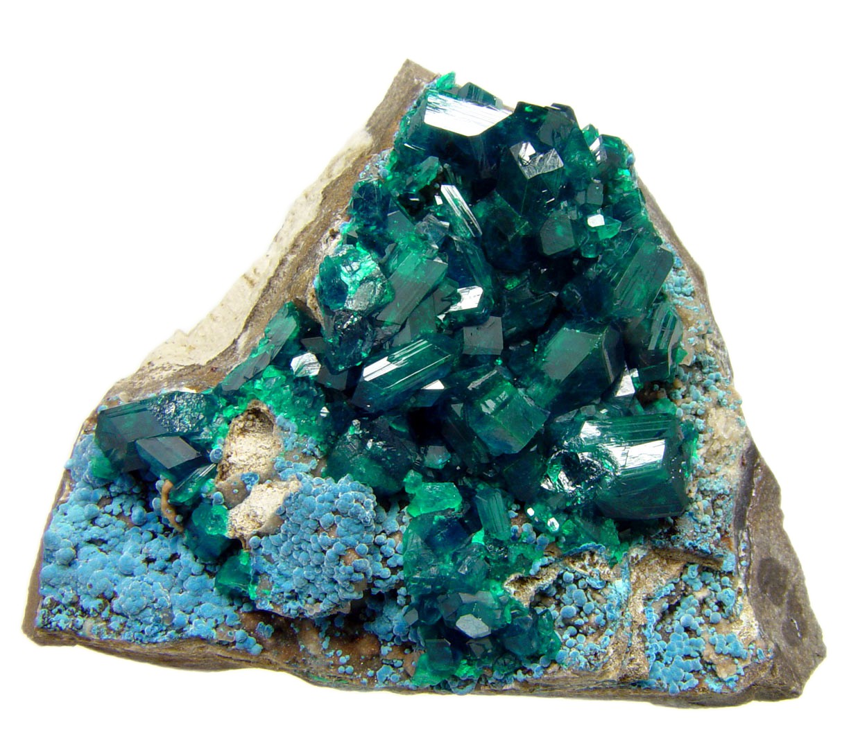 Dioptase & Plancheite