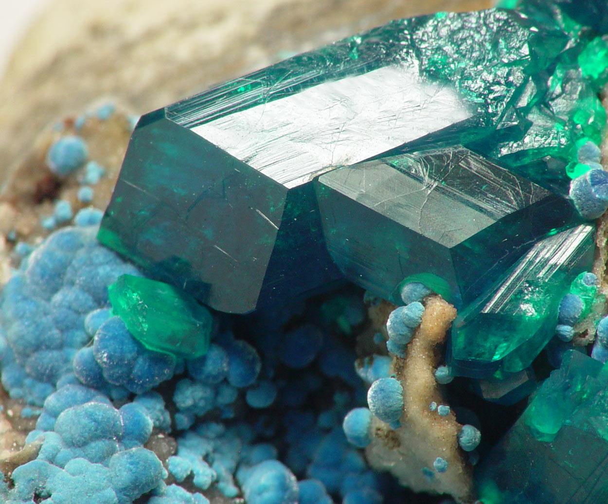 Dioptase & Plancheite