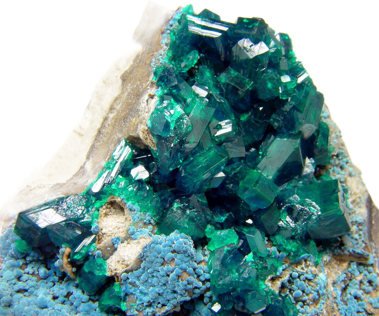 Dioptase & Plancheite