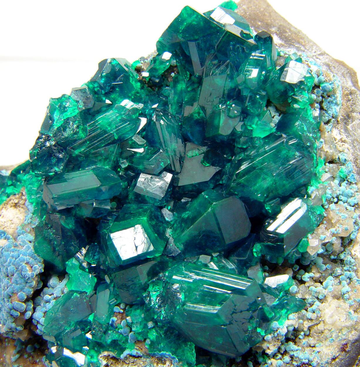 Dioptase & Plancheite