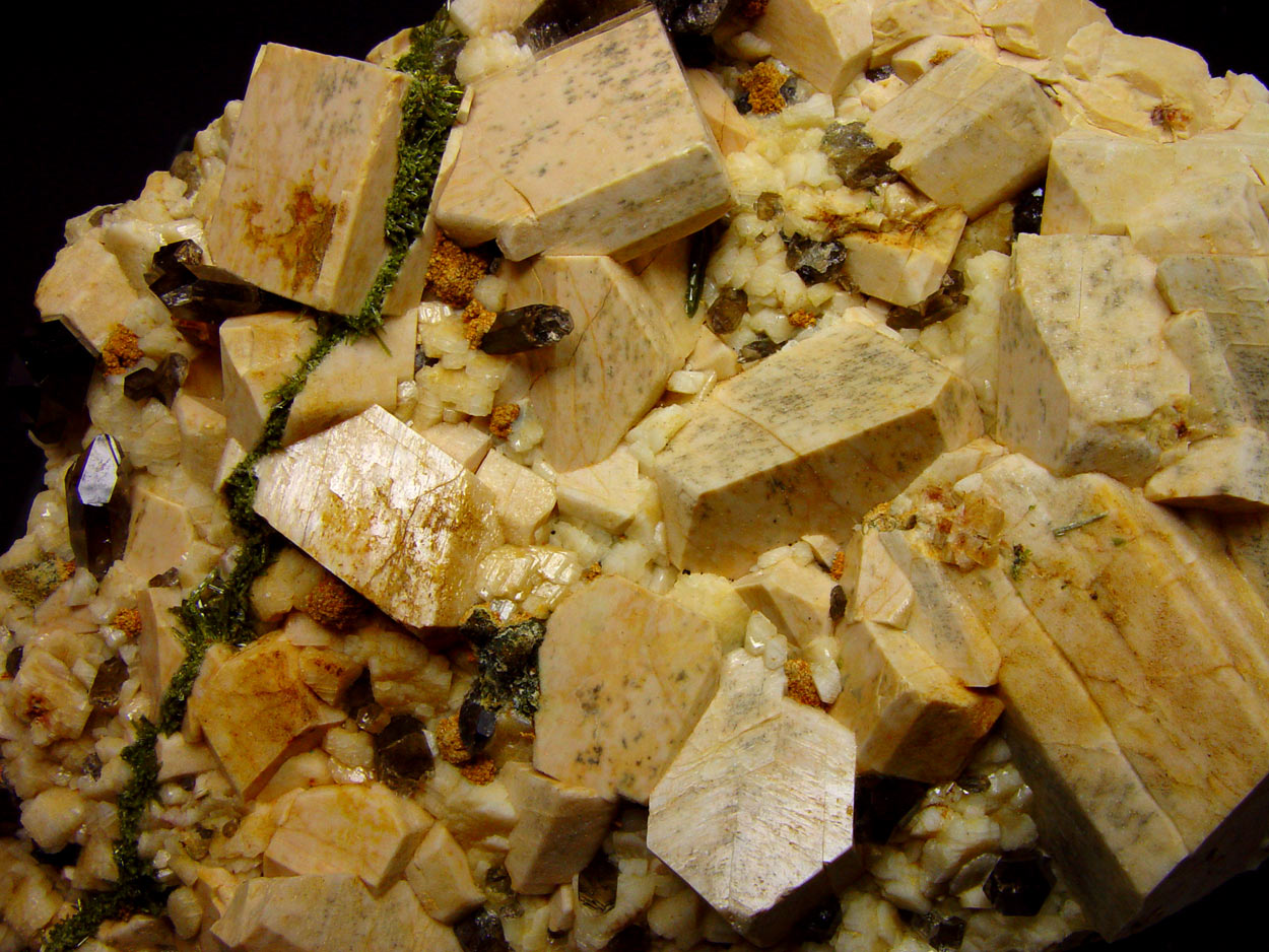 Microcline & Smoky Quartz