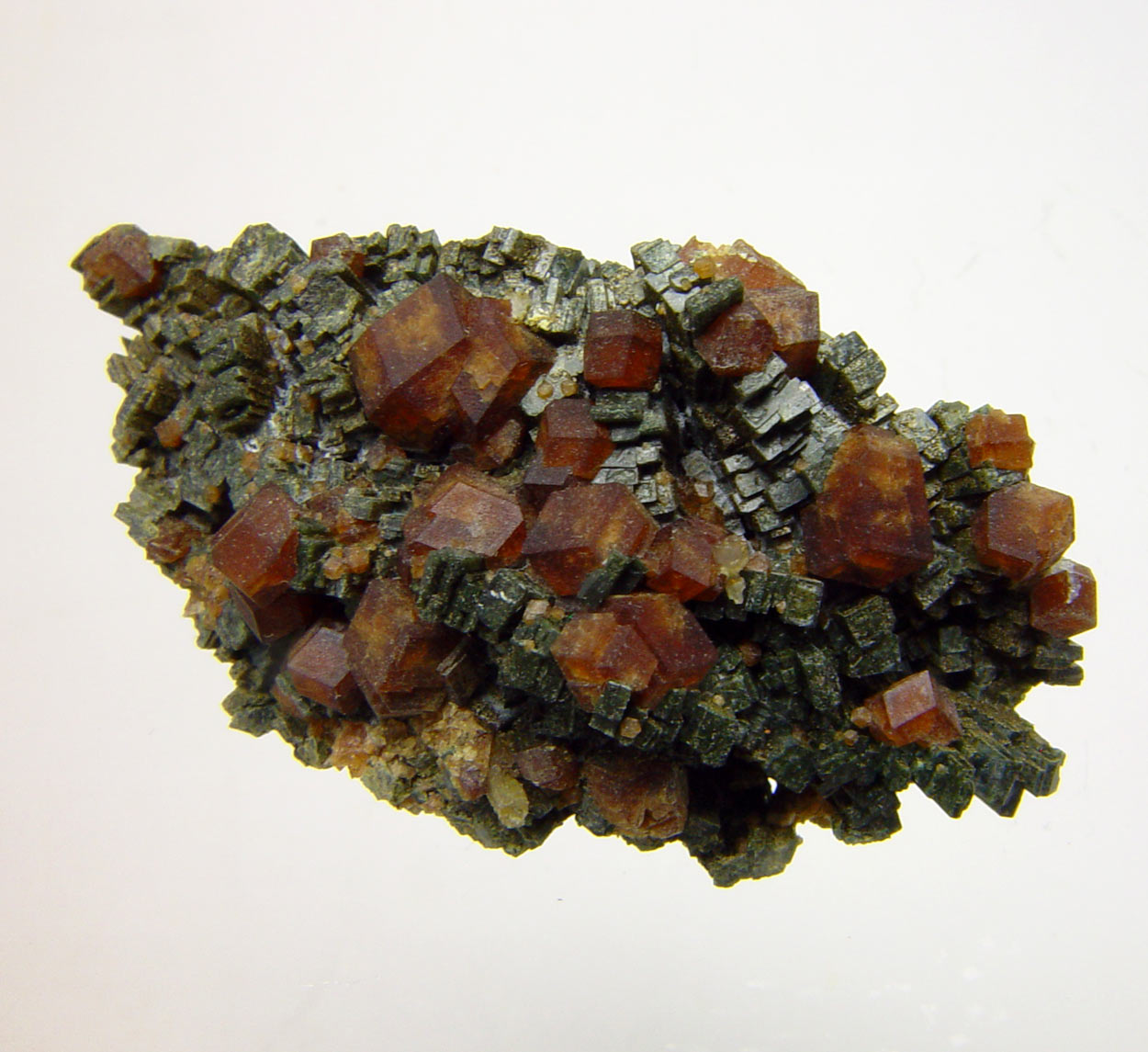 Andradite On Hedenbergite