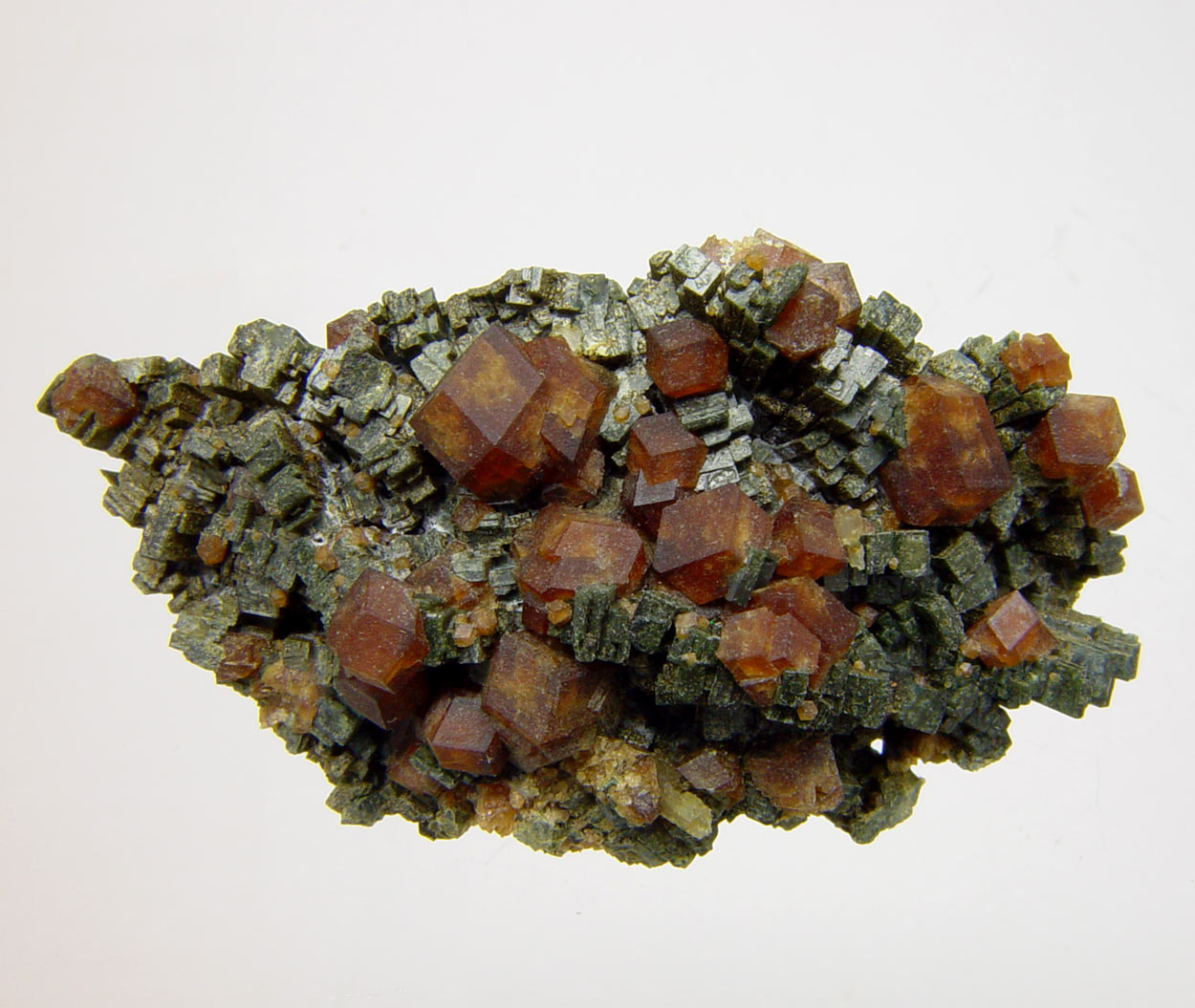 Andradite On Hedenbergite