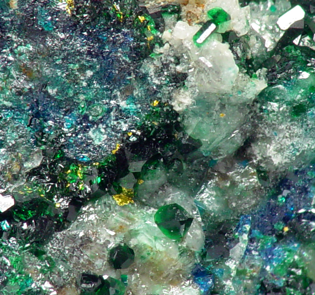 Percylite Native Gold & Atacamite