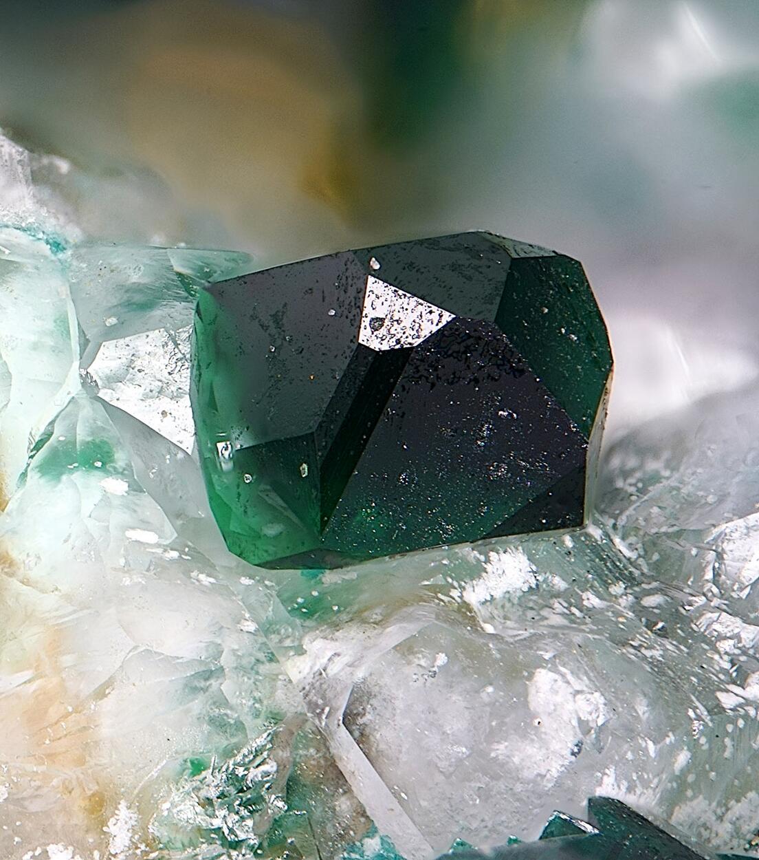 Percylite Native Gold & Atacamite