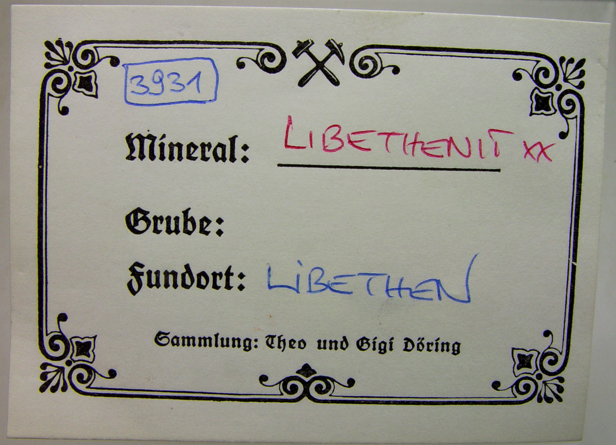 Libethenite