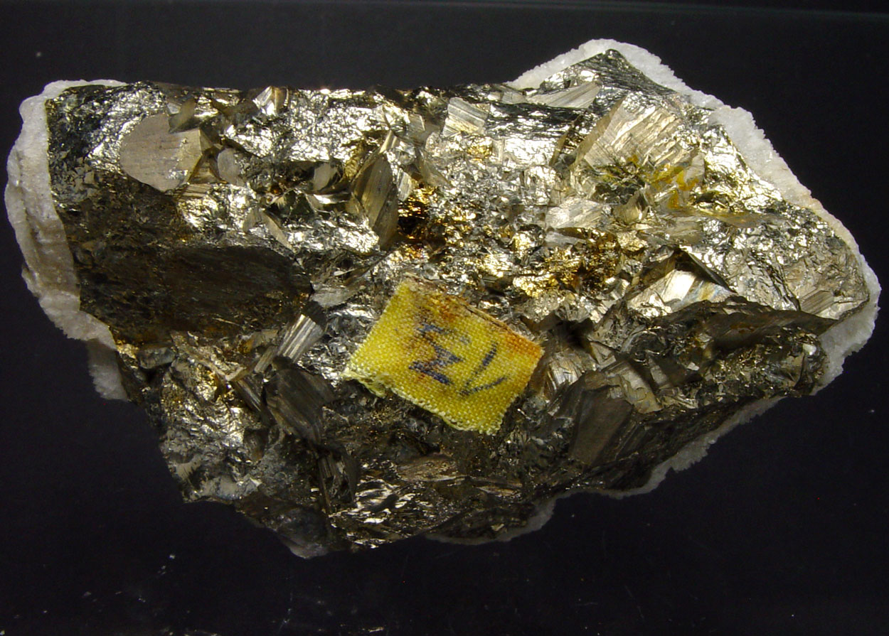 Calcite On Pyrite