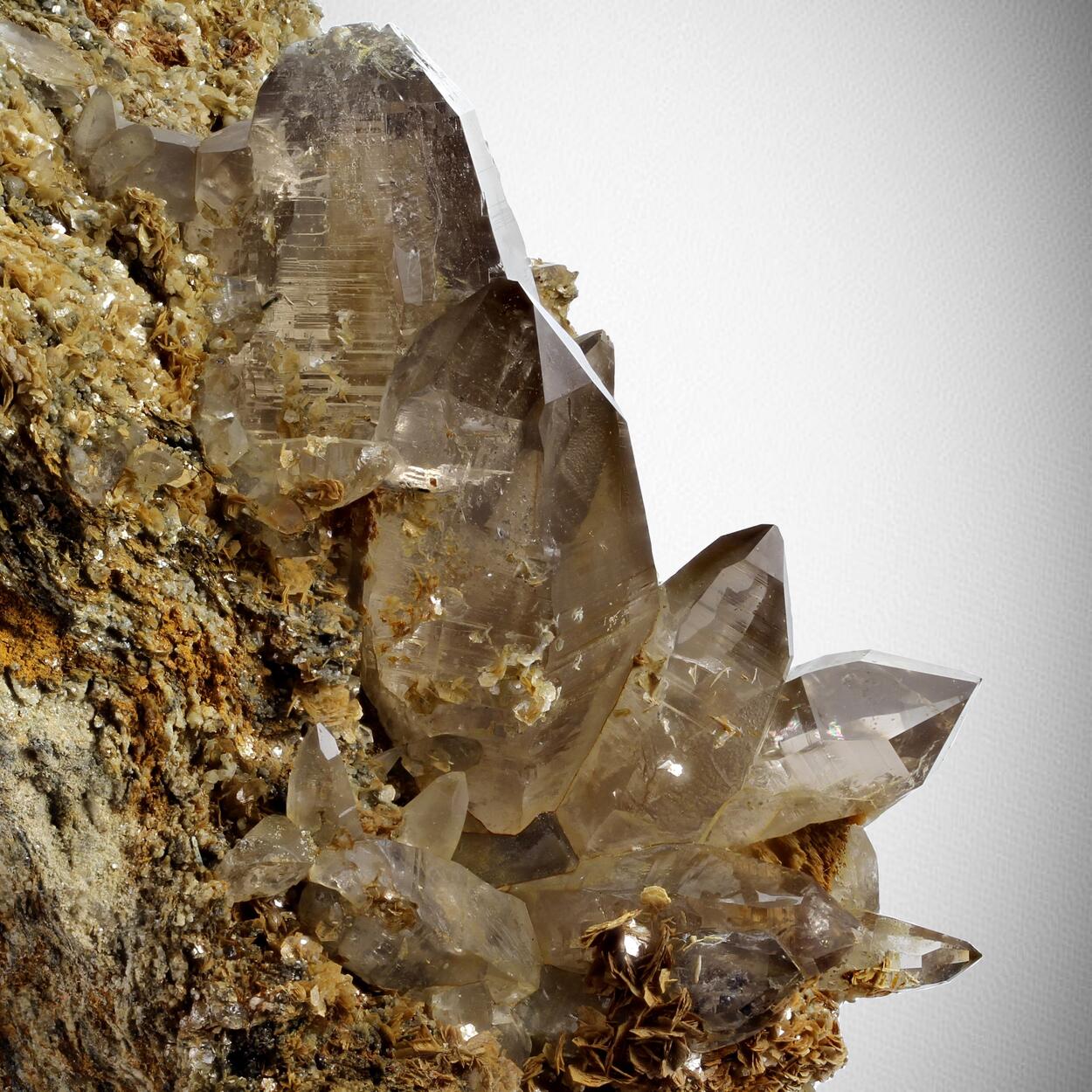 Smoky Quartz Var Ticino Habit