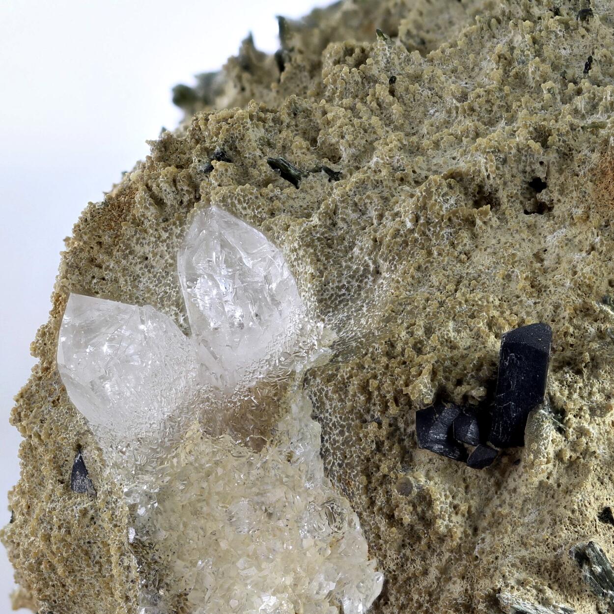 Ilvaite With Quartz