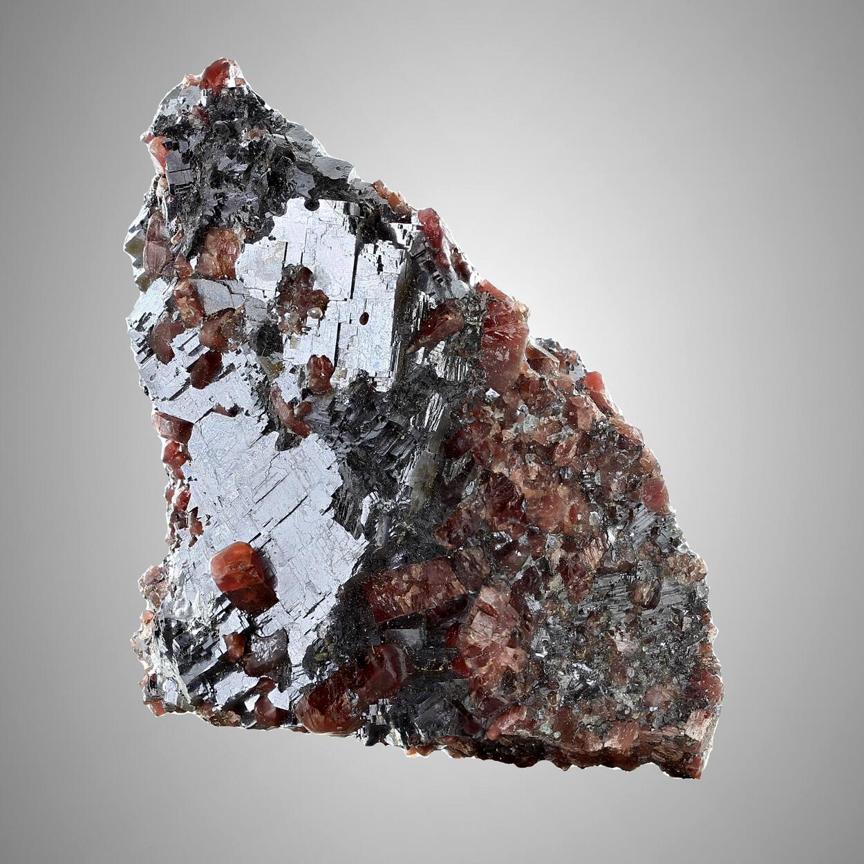 Rhodonite With Galena