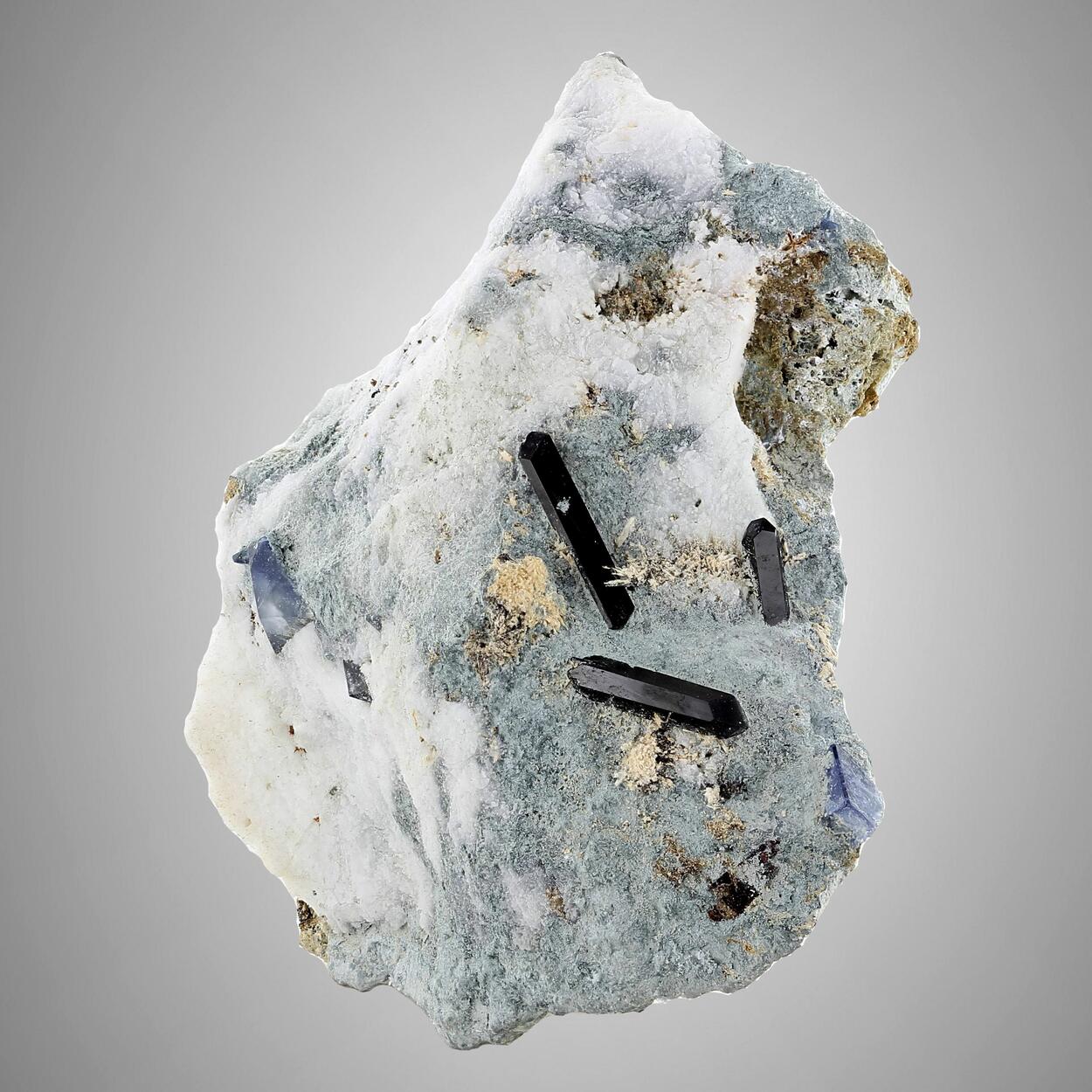 Benitoite With Neptunite