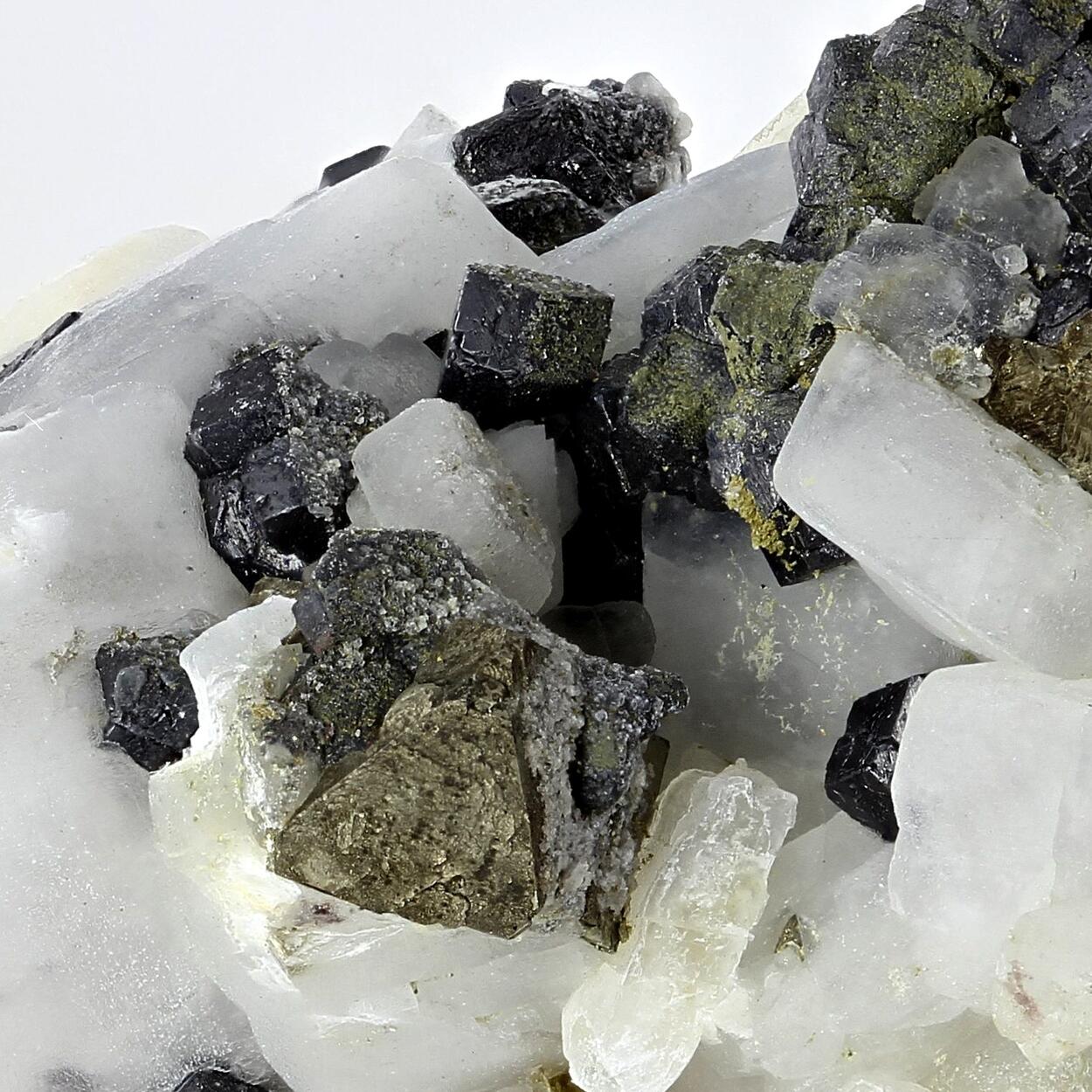 Galena With Pyrite