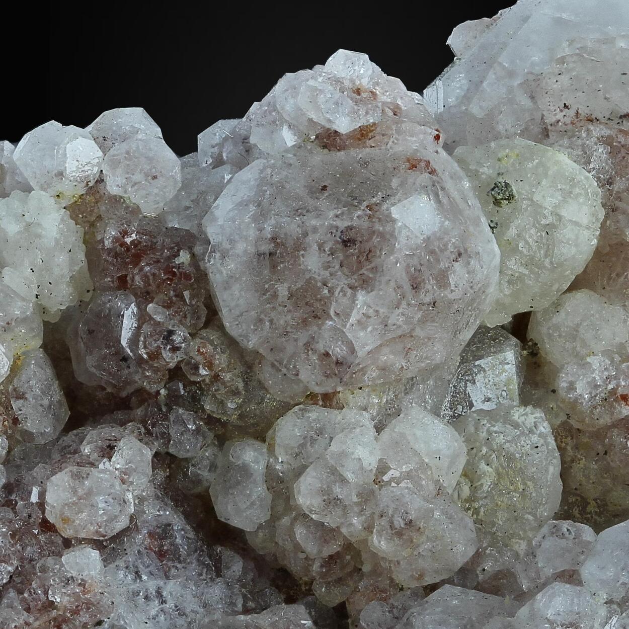 Analcime With Calcite