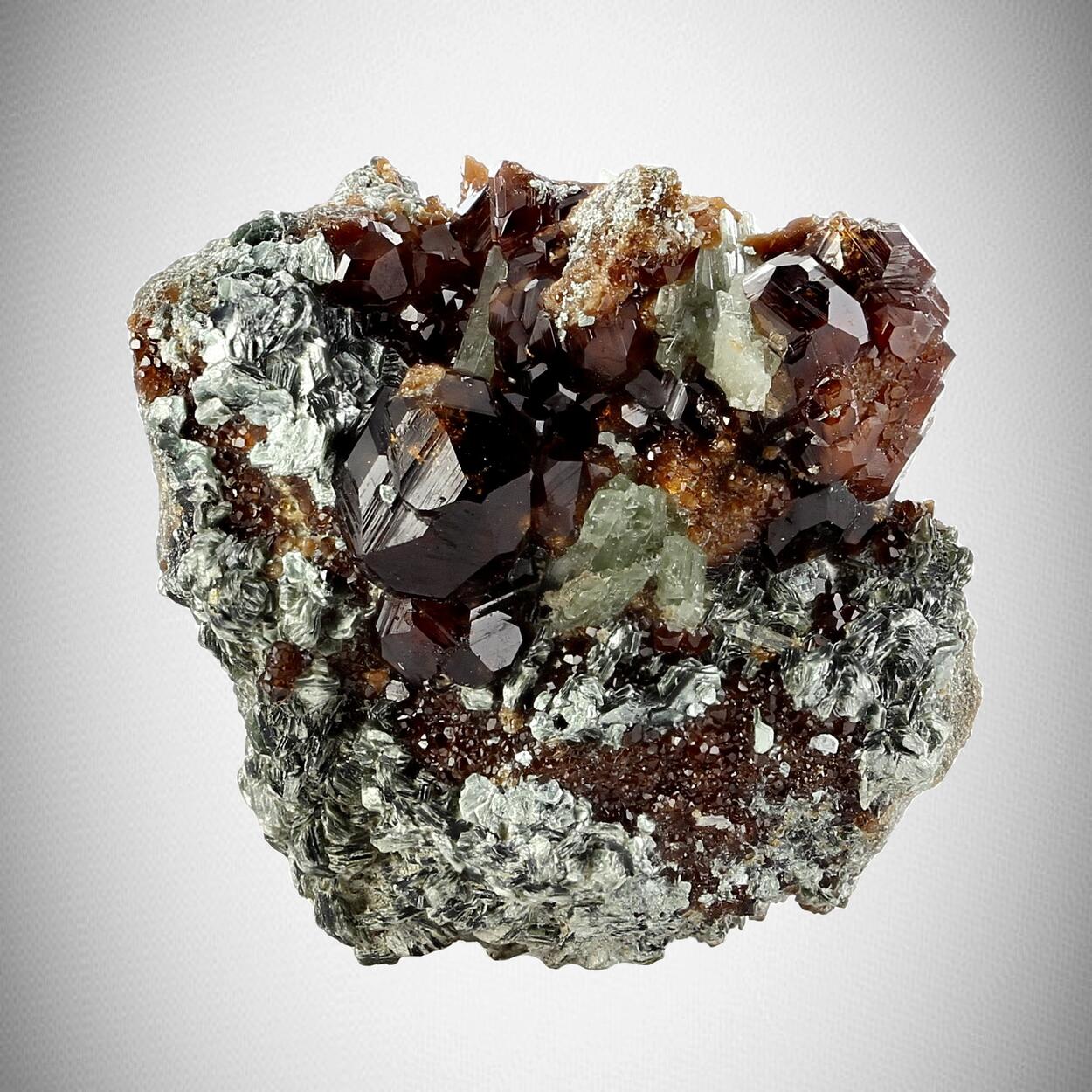 Hessonite With Diopside