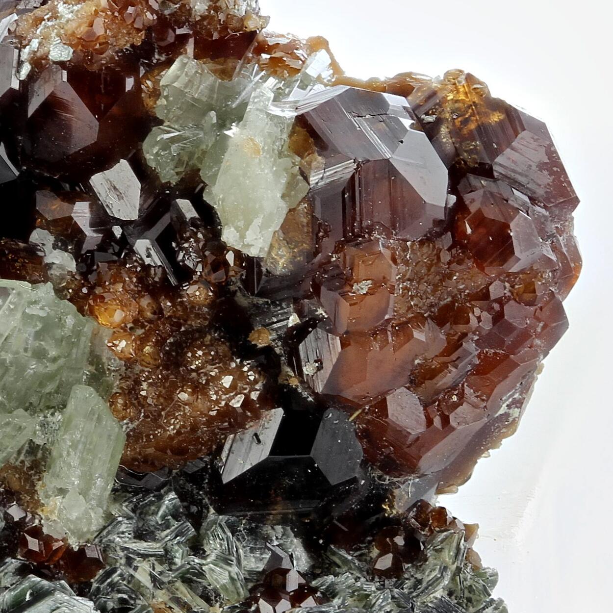 Hessonite With Diopside