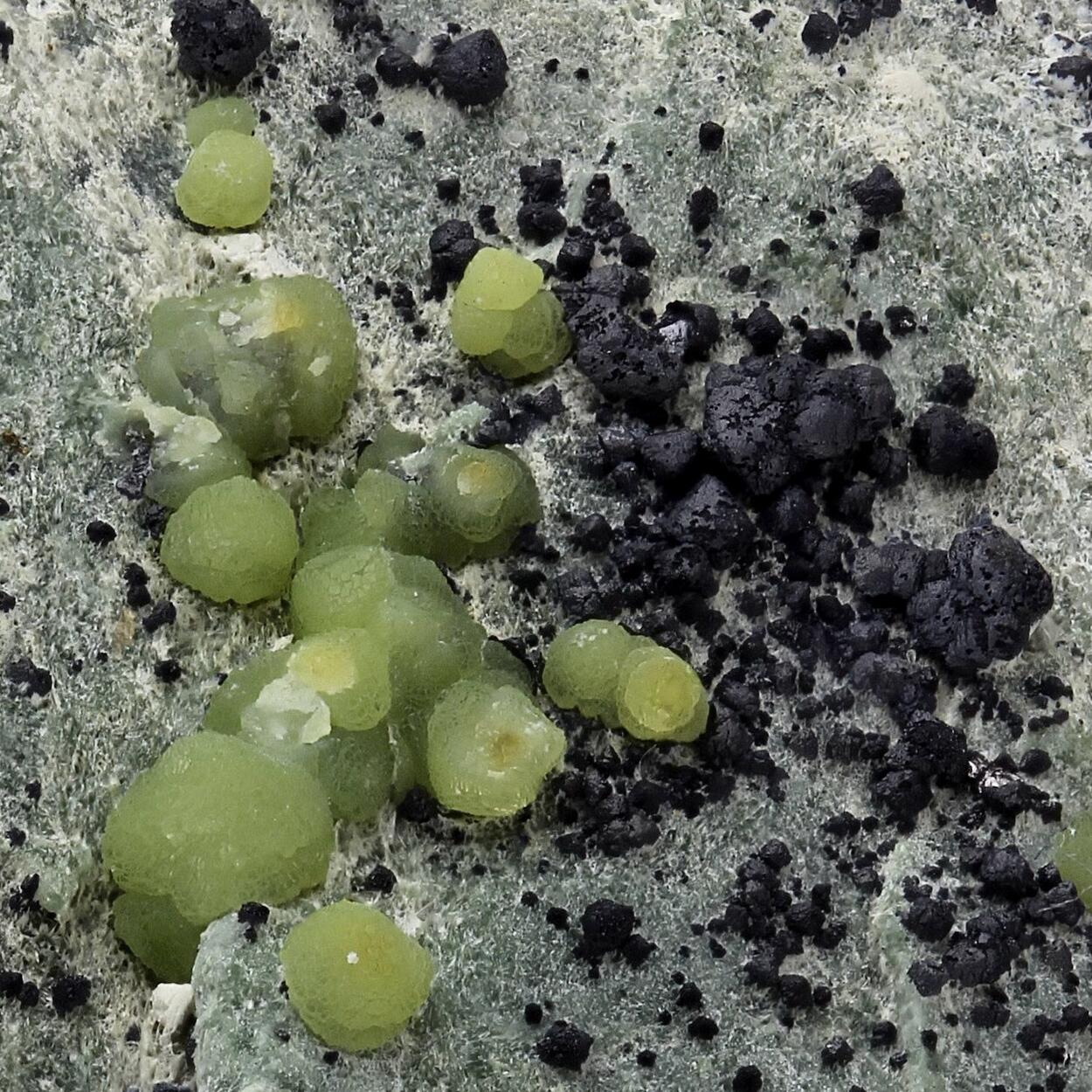 Demantoid With Magnetite