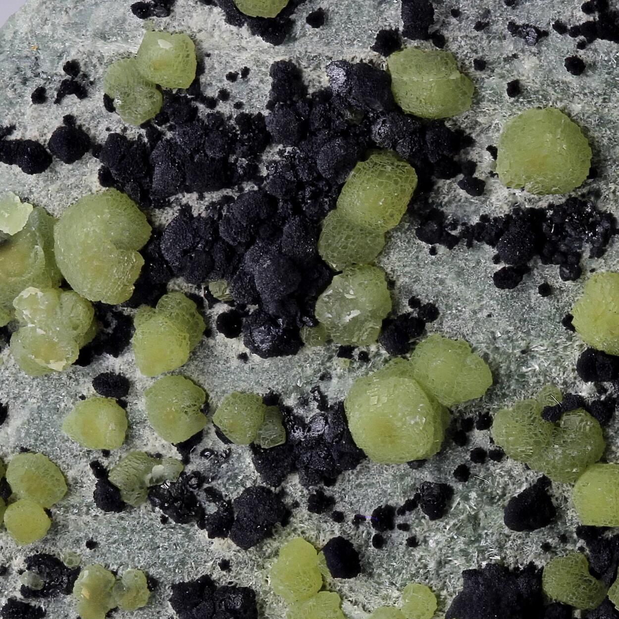 Demantoid With Magnetite