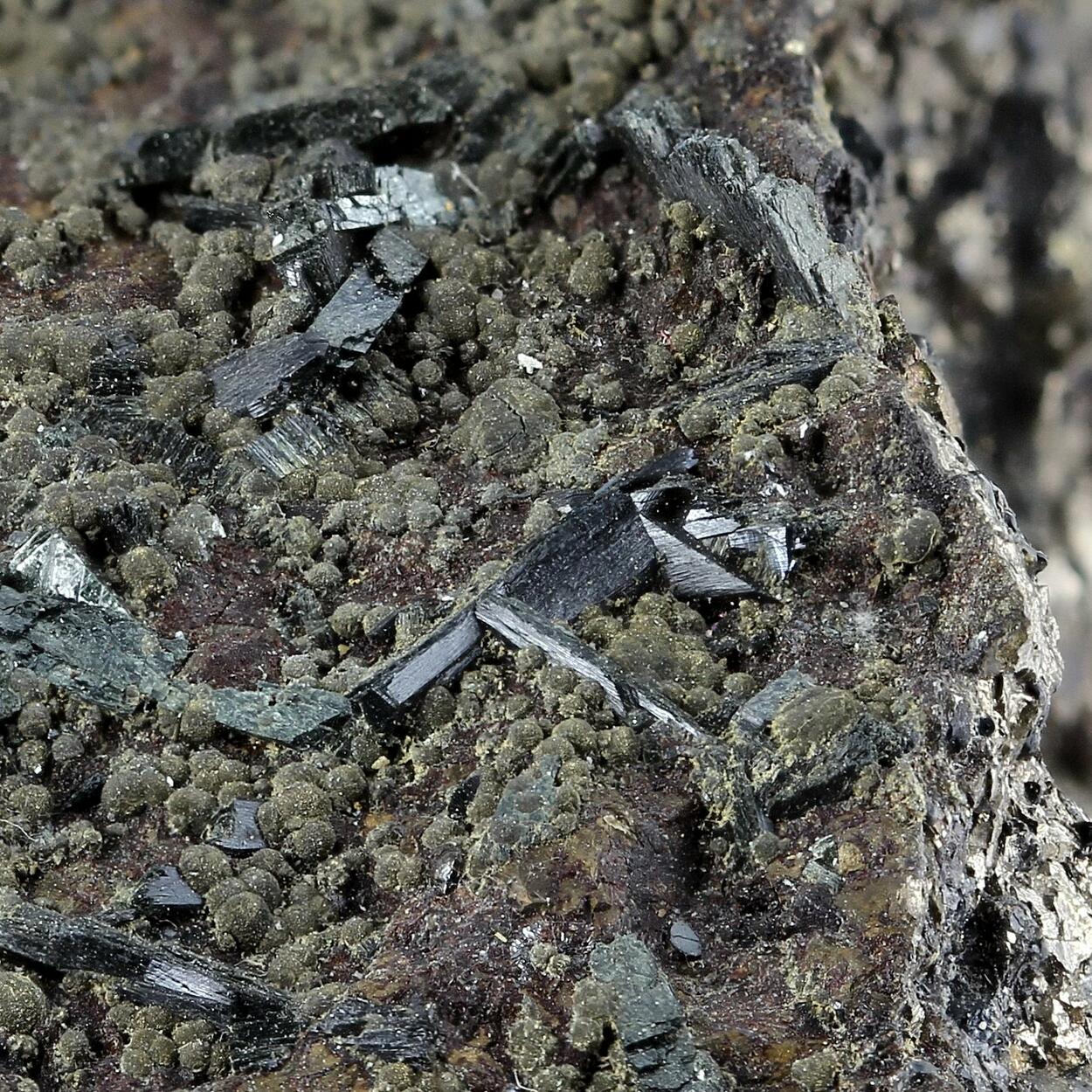 Vivianite With Pyrrhotite