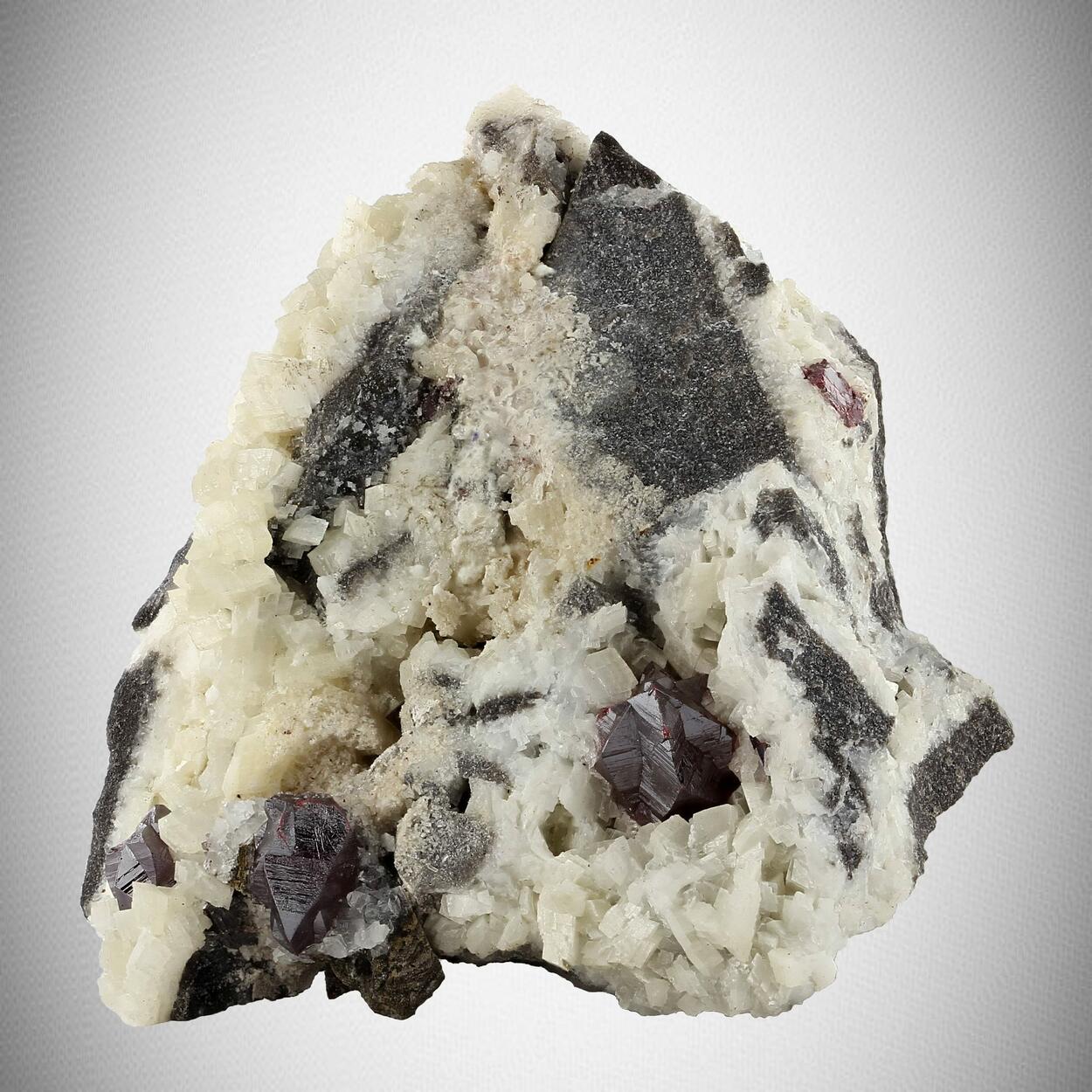 Cinnabar On Dolomite