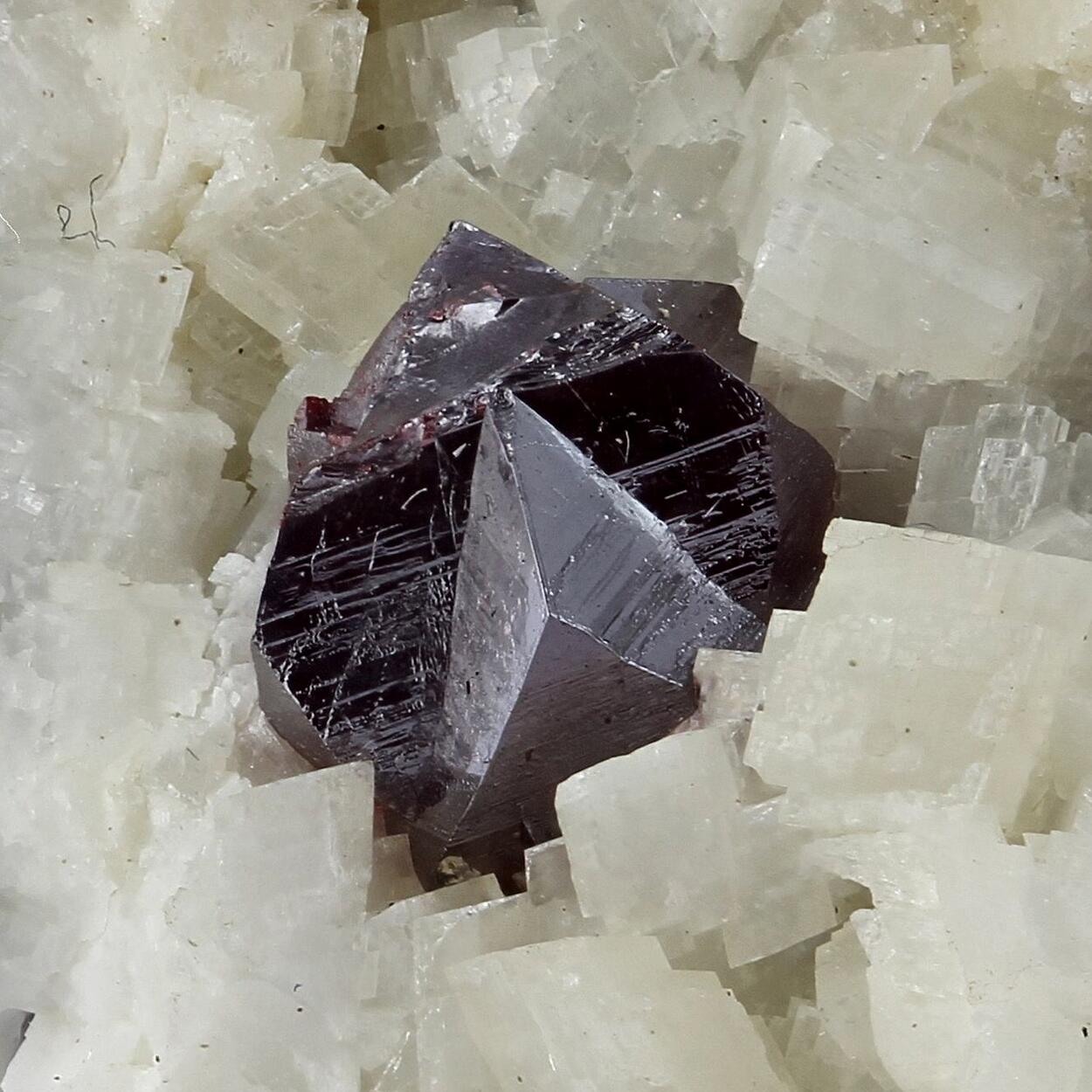 Cinnabar On Dolomite