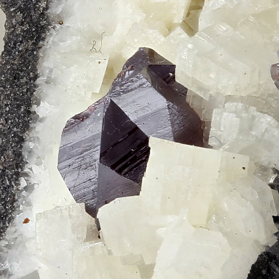 Cinnabar On Dolomite