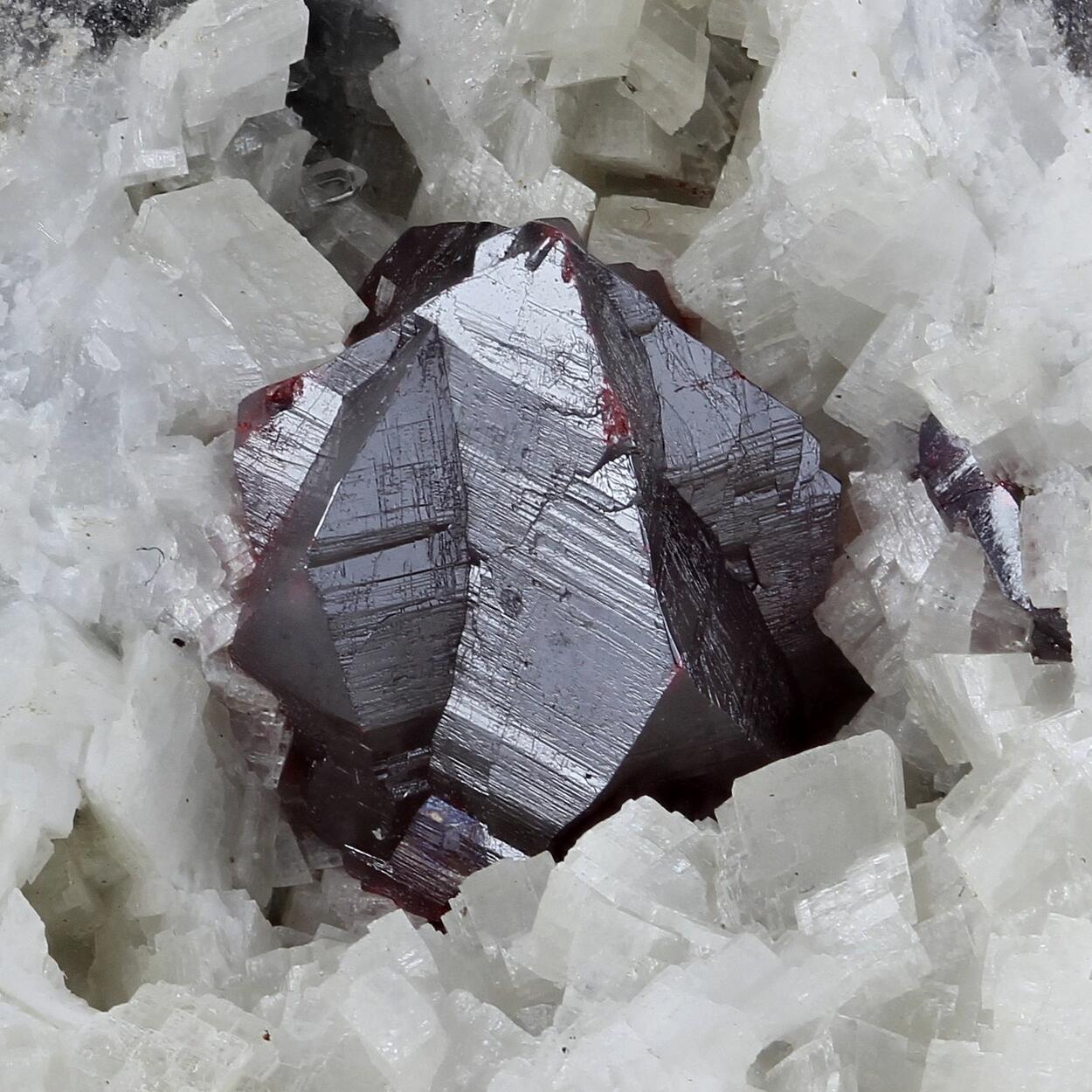Cinnabar On Dolomite