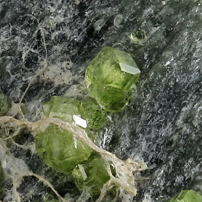 Demantoid With Asbestos
