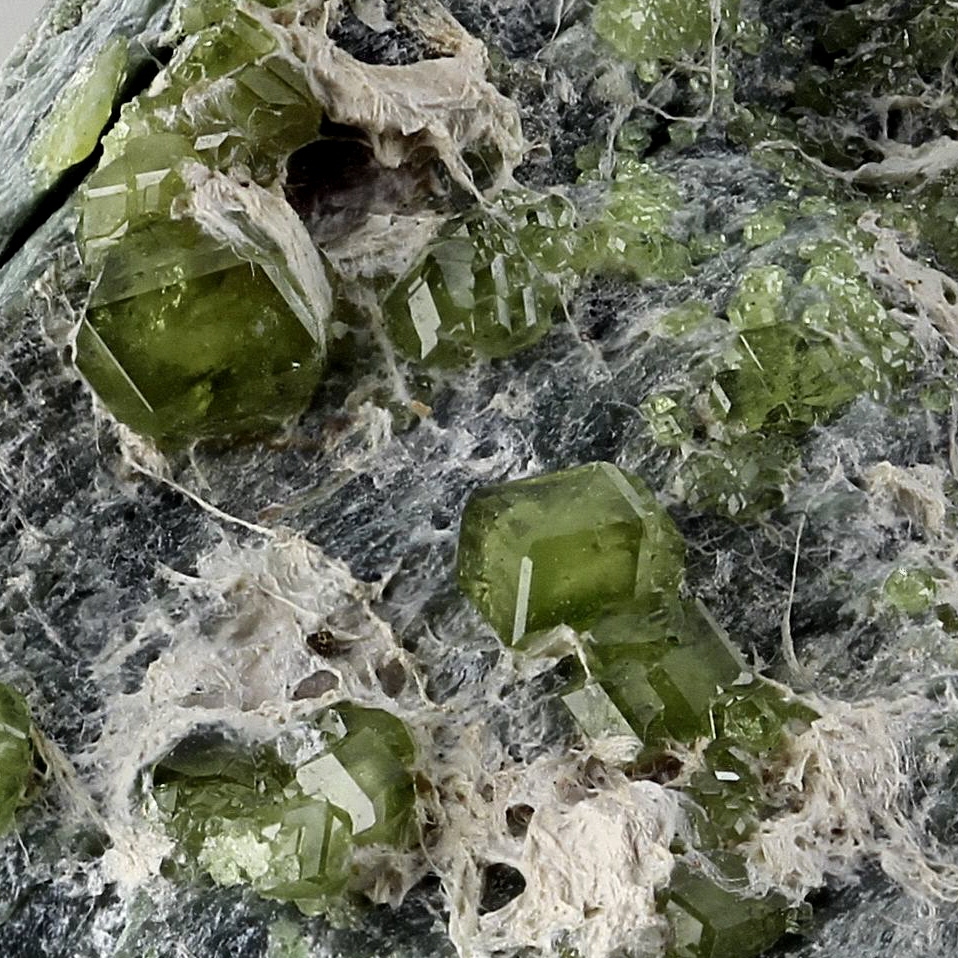 Demantoid With Asbestos