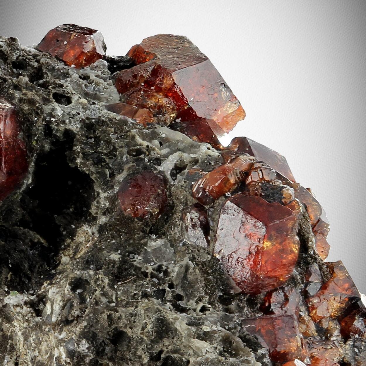 Spessartine With Hausmannite