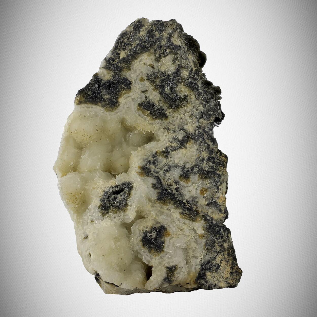 Stibnite & Calcite With Inclusions