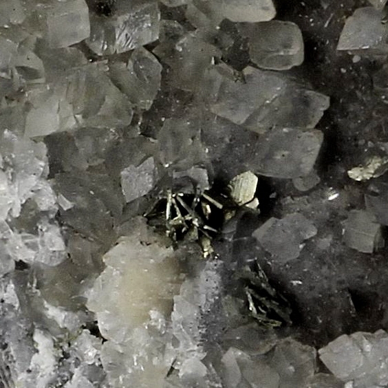 Marcasite With Calcite